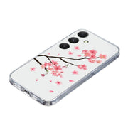 For Samsung Galaxy S25 FE 5G Colorful Painting Pattern TPU Phone Case(Plum Blossom)