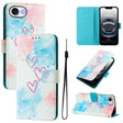 For iPhone 16e Art Colored Drawing Pattern Leather Phone Case(LOVE ME) - free shipping - PMC TechLife - Order now!