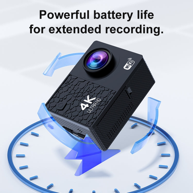I5-360 2.0 inch IPS HD Screen Wide Angle 4K Action Camera, Specification:with Remote Control