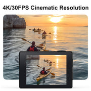 I5-360 2.0 inch IPS HD Screen Wide Angle 4K Action Camera, Specification:with Remote Control