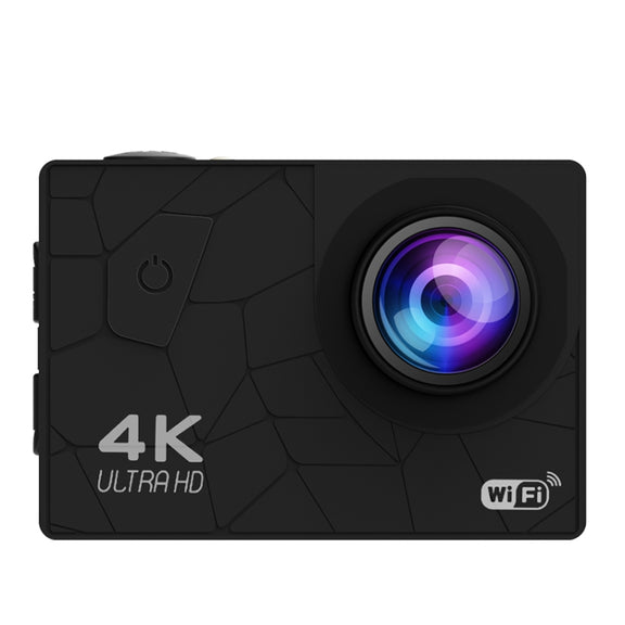 I5-361 2.0 inch IPS HD Screen Wide Angle 4K WiFi Action Camera, Style:with Remote Control