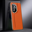 For Honor 300 Pro Genuine Leather PC Phone Case(Orange) - Honor Cases by PMC TechLife | Online Shopping South Africa | PMC TechLife | Buy Now Pay Later Mobicred