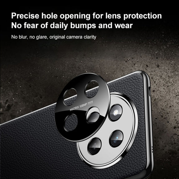 For Honor 300 Pro Genuine Leather PC Phone Case(Orange)