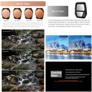 For DJI Air 3S Sunnylife Camera Lens Filter, Filter:ND64