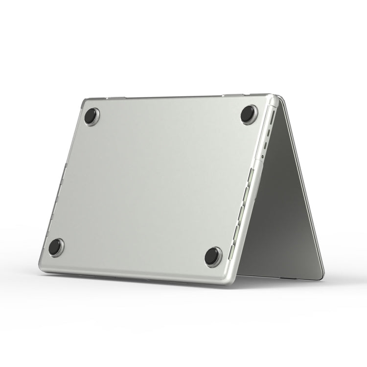 For MacBook Pro 16.2 inch 2024 Crystalline Matte Hardshell Laptop Protective Case(Transparent)