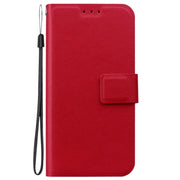 For iPhone 16e Ultra-thin Voltage Magnetic Buckle Leather Phone Case(Red)