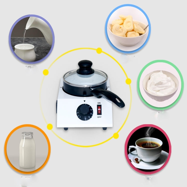 Chocolate Melting Machine With Adjustable Thermostat Melting Wax Machine, Size:29x22x19cm(US Plug)