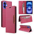 For iPhone 16 GQUTROBE G01 RFID Anti-theft Leather Phone Case(Red) - iPhone 16 Cases by GQUTROBE | Online Shopping South Africa | PMC Jewellery | Buy Now Pay Later Mobicred