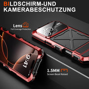 For iPhone 16 Pro Max R-JUST Life Water-resistant Dustproof Shockproof Phone Case(Red)