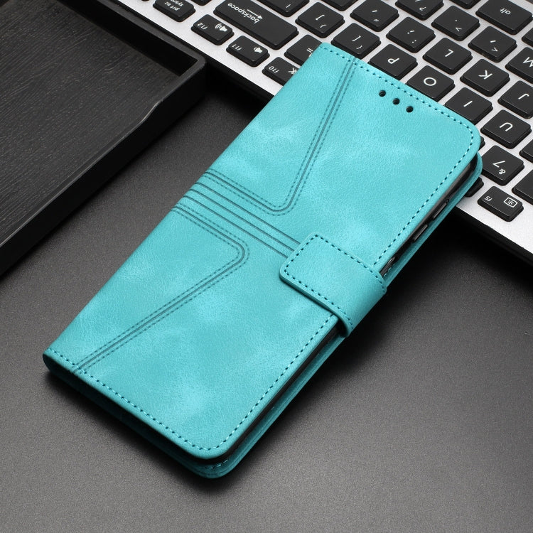 For Samsung Galaxy S25 Ultra 5G Triangle Solid Color Leather Phone Case(Green)