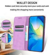 For Samsung Galaxy S25 Ultra 5G Retro Elephant Embossed Leather Phone Case(Purple)
