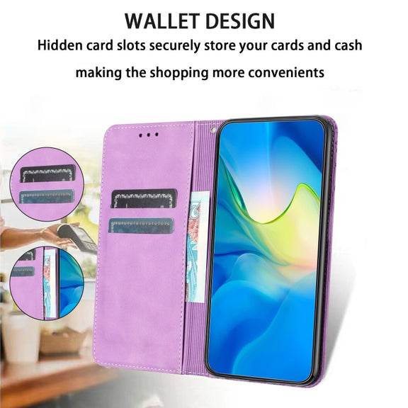 For Samsung Galaxy S25+ 5G Retro Elephant Embossed Leather Phone Case(Purple)