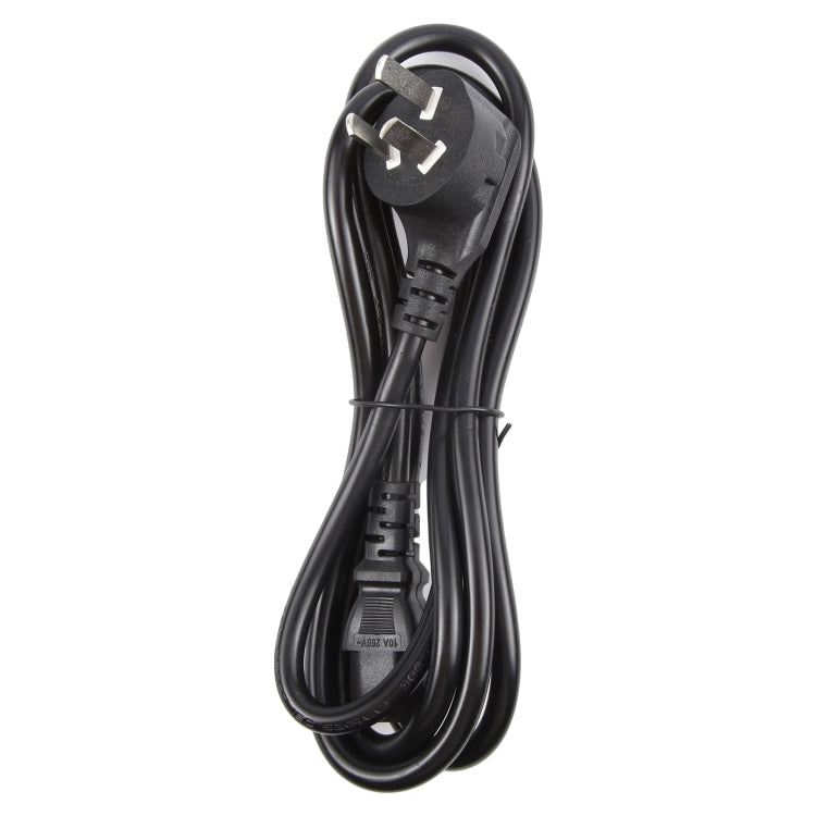 AU Plug Computer PC Power Cord 3 Pin Cable, Length:5m(Black)