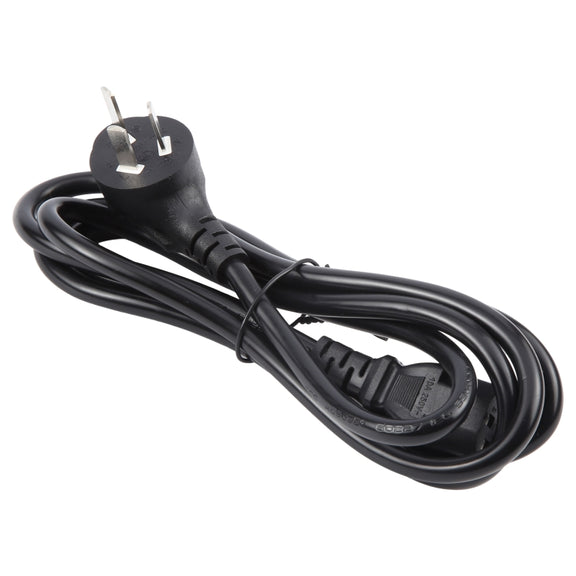 AU Plug Computer PC Power Cord 3 Pin Cable, Length:5m(Black)