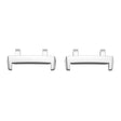 For Amazfit T-Rex 3 1 Pair Metal Head Adapter Watch Band Connector With Removal Tool(Silver) - free shipping - PMc TechLife - Order now!
