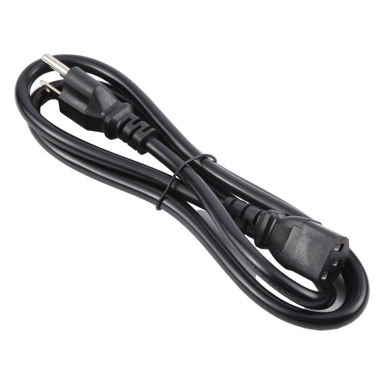US Plug Computer PC Power Cord 3 Pin Cable, Length:3m(Black)