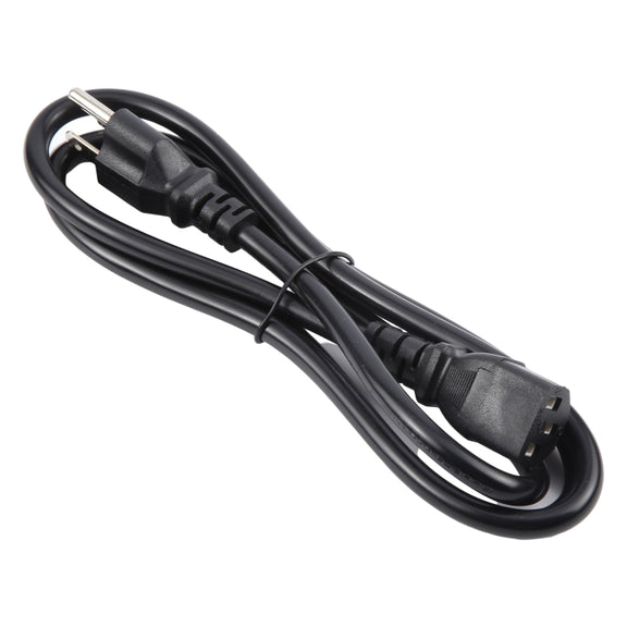 US Plug Computer PC Power Cord 3 Pin Cable, Length:3m(Black)