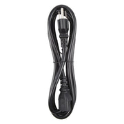 US Plug Computer PC Power Cord 3 Pin Cable, Length:5m(Black)