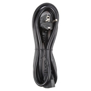 EU Plug Computer PC Power Cord 3 Pin Cable, Length:3m(Black)
