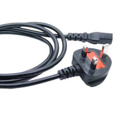 Big UK Plug Computer PC Power Cord 3 Pin Cable, Length:3m(Black)