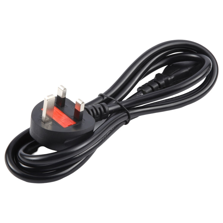 Big UK Plug Computer PC Power Cord 3 Pin Cable, Length:5m(Black)