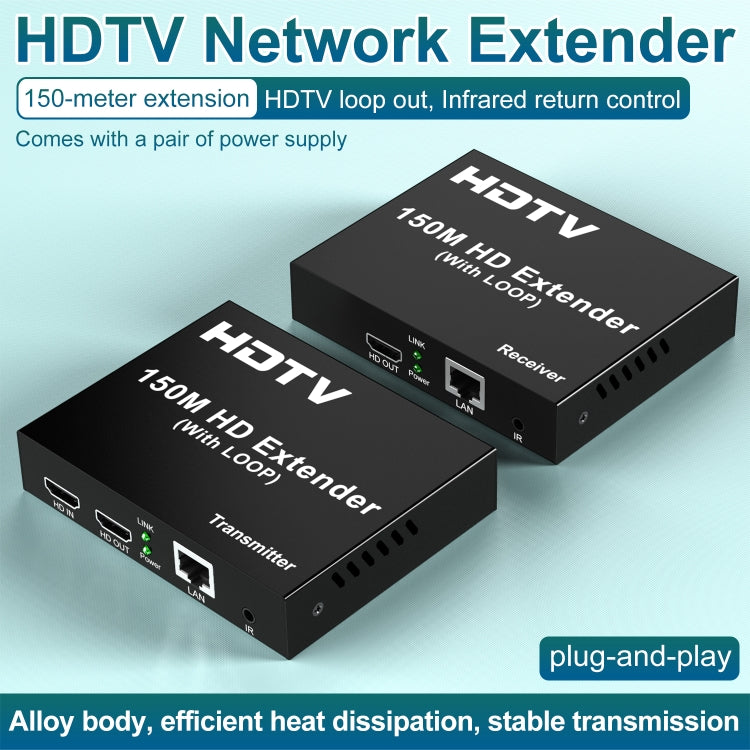 150m HDTV Network Extender(EU Plug)
