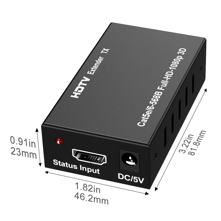 60m HDTV RJ45 Network Cable Extender, Plug:US Plug