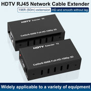 60m HDTV RJ45 Network Cable Extender, Plug:US Plug