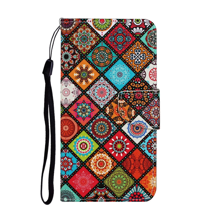 For Samsung Galaxy S25+ 5G Colored Drawing Pattern Leather Phone Case(Ethnic Style)