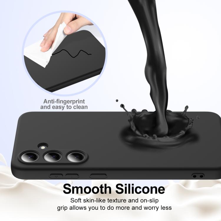 For Samsung Galaxy S25 5G Shockproof Silicone Magsafe Phone Case(Black)