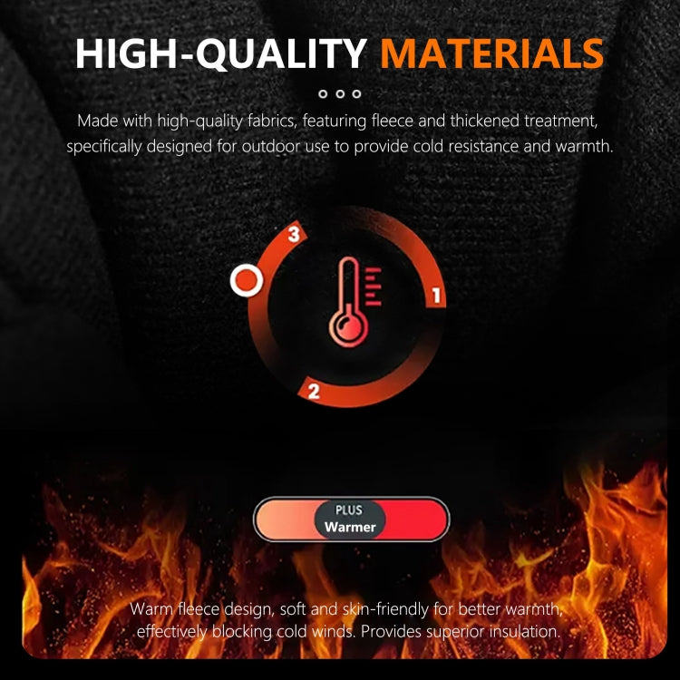 STARTRC Universal Drone Remote Control Photography Gloves Winter Warm Gloves, Size:XL(Black)