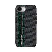 For iPhone 16e ABEEL 6D Micro Relief MagSafe Magnetic Phone Case(Green)