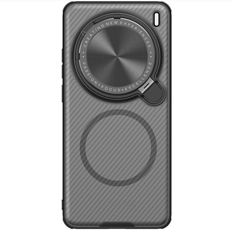 For vivo X200 Pro NILLKIN CamShield Prop MagSafe Magnetic Translucent PC Phone Case(Black)