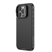 For iPhone 16 Pro Max NILLKIN CamShield Prop MagSafe Magnetic PC Phone Case with Frame(Black)