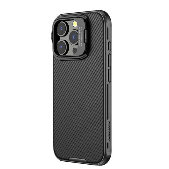 For iPhone 16 Pro Max NILLKIN CamShield Prop MagSafe Magnetic PC Phone Case with Frame(Black)