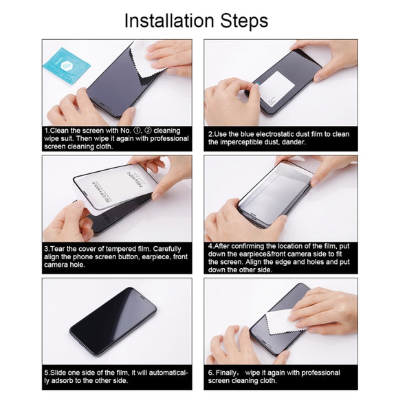 For iPhone 16 Pro Max NILLKIN 3D CP+MAX Anti-Explosion Full Coverage Tempered Glass Film