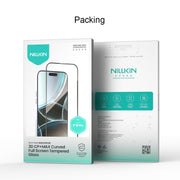 For iPhone 16 Pro NILLKIN 3D CP+MAX Anti-Explosion Full Coverage Tempered Glass Film