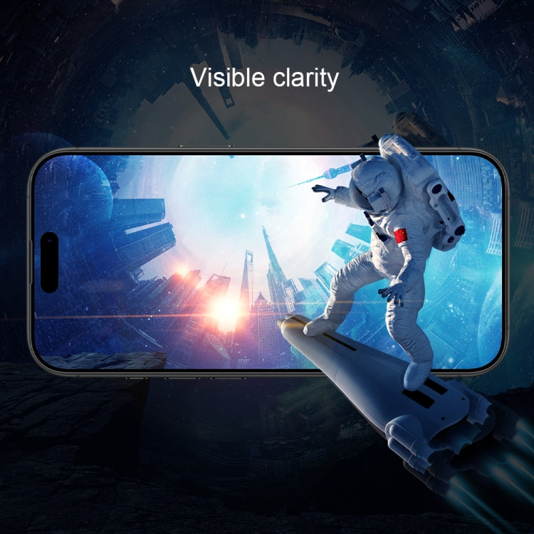 For iPhone 16 NILLKIN 3D CP+MAX Anti-Explosion Full Coverage Tempered Glass Film