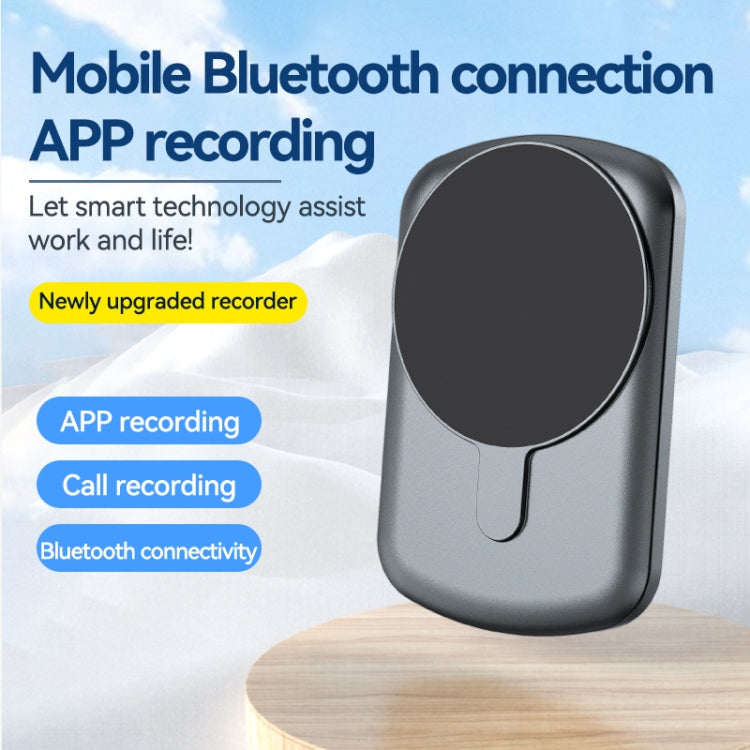A1A Strong Magnetic Mobile Call Voice Recorder APP Recording Version, Memory:64GB(Black)