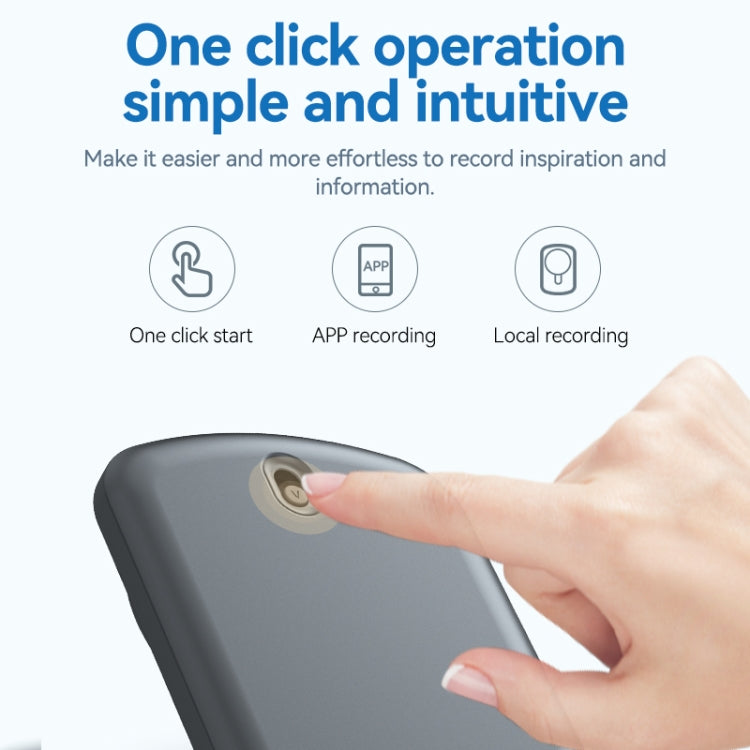 A1A Strong Magnetic Mobile Call Voice Recorder APP Recording Version, Memory:128GB(Black)