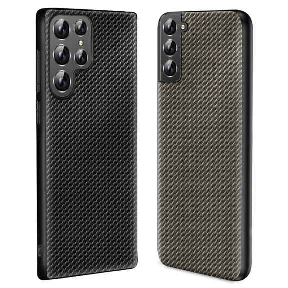 For Samsung Galaxy S25 5G Carbon Fiber Texture Printing Phone Case(Gold)