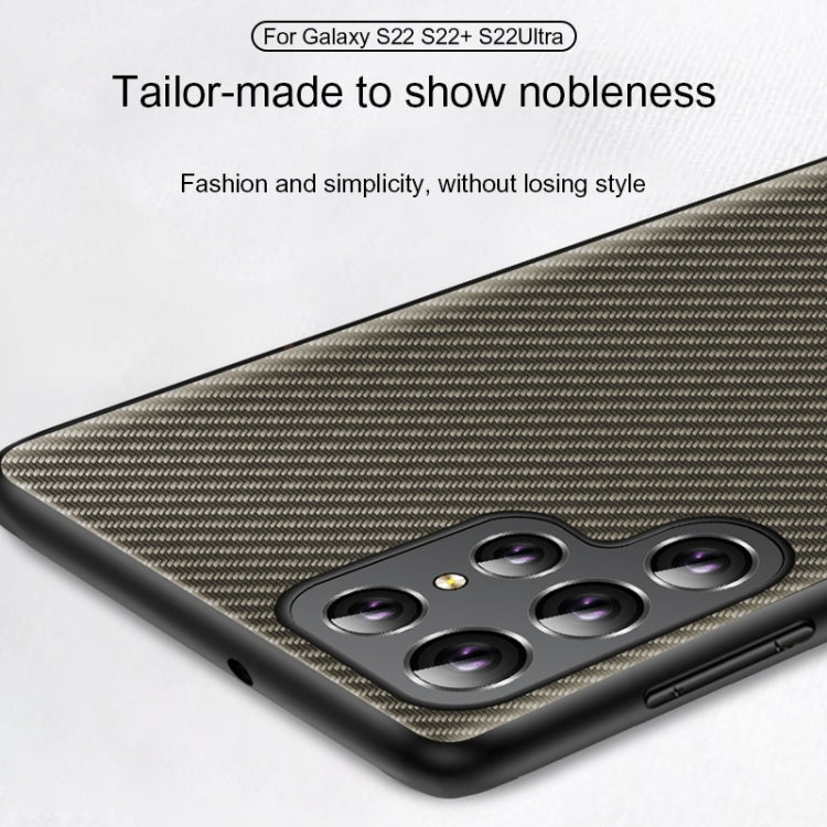 For Samsung Galaxy S25 Ultra 5G Carbon Fiber Texture Printing Phone Case(Black)