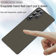 For Samsung Galaxy S25 Ultra 5G Carbon Fiber Texture Printing Phone Case(Black)