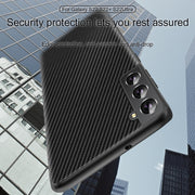 For Samsung Galaxy S25 Ultra 5G Carbon Fiber Texture Printing Phone Case(Black)
