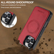 For iPhone 16 Pro Max LC.IMEEKE Magsafe Phone Case(Red)