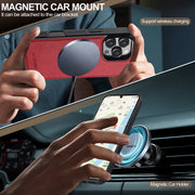 For iPhone 16 Pro LC.IMEEKE Magsafe Phone Case(Red)