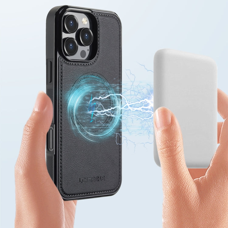 For iPhone 16 Pro LC.IMEEKE Magsafe Phone Case(Black)