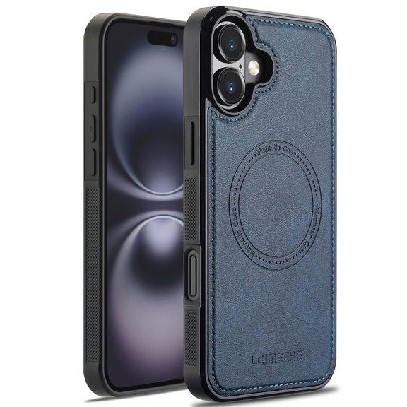 For iPhone 16 Plus LC.IMEEKE Magsafe Phone Case(Blue)