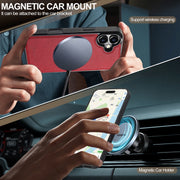 For iPhone 16 LC.IMEEKE Magsafe Phone Case(Red)