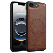 For iPhone 16e LC.IMEEKE Magsafe Phone Case(Brown)